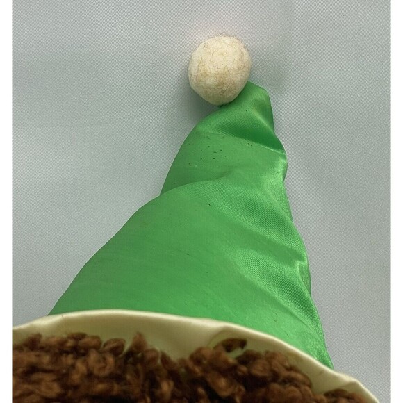 Vintage Faratak Inc Wind Up Musical Clown Doll Toy 1980s Green Yellow Works Rare - Picture 5 of 16